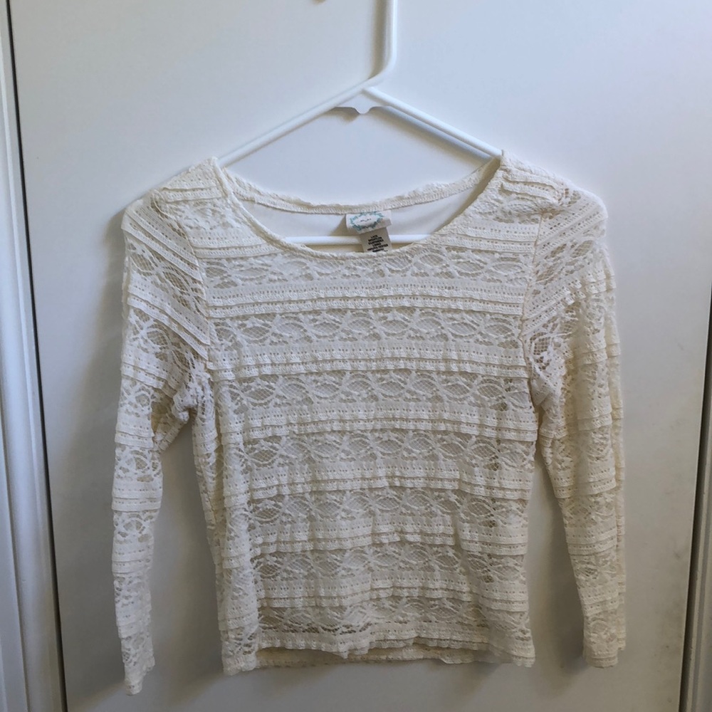 Lace crop top